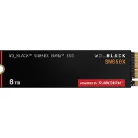 Western Digital Disque SSD NVMe Black WD_BLACK SN850X, alimenté par SANDISK, 8 To