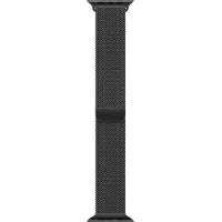 BlueBuilt Milanees Bandje Zwart voor Apple Watch 40/41/42 mm (BBSMWAP012) (Métal), Sangles de montre, Noir