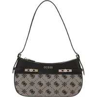 GUESS Melinda Logo Shoulder Bag Noir
