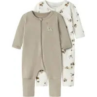 Name it Animal Long Sleeve Pyjama 2 Units Beige 5 Years Enfants