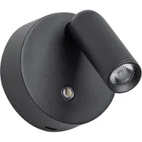 Eth Spot en saillie Wiflex noir