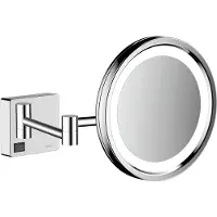 Hansgrohe Addstoris miroir de maquillage led 3x agrandissement chrome 41790000