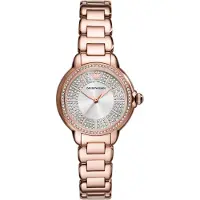 Emporio Armani Emporio AR11633 MIA Montre femme en acier inoxydable rose