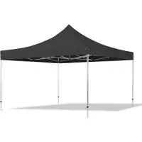 TOOLPORT 4x4 m Tonnelle pliante Alu, PES 800, noir