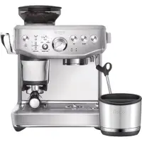 Sage Barista Express Impress Acier Inoxydable Brossé + Bac à Marc de Café