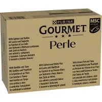 Gourmet Perle Duo mélange de poissons pâtée pour chat (multipack)