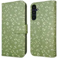 IMoshion Étui de télephone portefeuille Design Samsung Galaxy A35 - Green Flowers