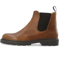 Bianco Chelsea Boots 'JEFF' marron / noir