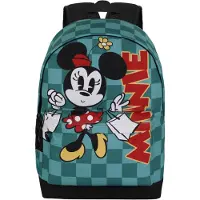 KARACTERMANIA Sac à dos 'Minnie Mouse Indigo-Fan HS 2.2 ' turquoise / émeraude / noir / blanc
