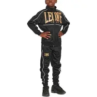 Leone1947 Premium Logo Tracksuit Noir L Enfants