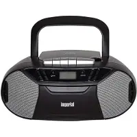 Imperial PBB 1 Boombox compacte et portable avec lecteur CD, lecteur de cassett