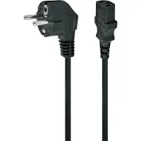 Gembird PC-186-VDE Câble d'alimentation (5 m), Câble d'alimentation, Noir