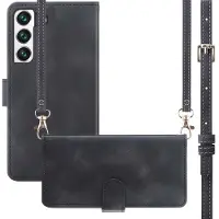 IMoshion Etui de télephone portefeuille avec cordon pour Samsung Galaxy S21 FE - Noir