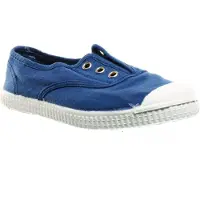 Cienta Slip-ons en Bleu Textile 26