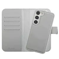 Selencia Étui portefeuille amovible Olyn avec MagSafe Samsung Galaxy S23 - Gris