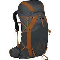 Osprey - Sac à dos de trekking - Exos 38 Dark Charcoal Grey pour Homme - Taille L/XL - Gris