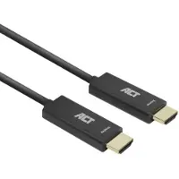 ACT Ak3888 Premium High Speed 4kctive Optical V2.0 Lszh Hdmi Cable 10 M Doré