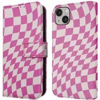 IMoshion Étui de télephone portefeuille Design pour Apple iPhone 14 - Retro Pink