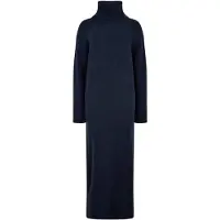 Apricot Robes en maille bleu marine