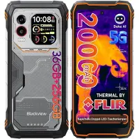 Blackview Xplore 1 Pro (NFC - Caméra à image thermique - 6.78'' - 256 Go, 12 Go RAM - 20000mAh) Orange