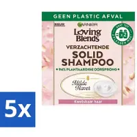 Garnier - Loving Blends Mild Oat - Shampooing solide - Cheveux cassants - 60 g - Advantage pack - 5 pièces