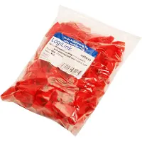 Logilink Réduction de la courbure pour fiche RJ45, 5,5 mm, boîtier plastique rouge, contenu : 100 pièces, en