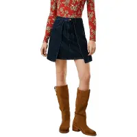 Pepe Jeans Mini Patch High Waist Short Denim Skirt Bleu L Femme