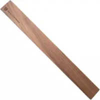 Knivesandtools Magnetic Knife Strip MKH106-50 Walnut, barre à couteaux aimantée, 50 cm
