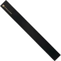Knivesandtools Magnetic Knife Strip MKH104-50 Ash Black, barre à couteaux aimantée, 50 cm