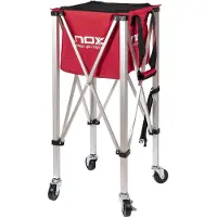 NOX Sac à roulettes Pour Balles Rouge Rouge One Size