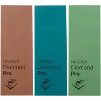 Naniwa Diamond Pro, pierres à aiguiser, grain 400, 1000, 3000