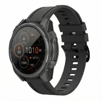 IMoshion Bracelet QuickFit Line en silicone - Connexion Garmin 20 mm - Noir