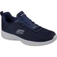 SKECHERS Baskets basses 'Dynamight' bleu marine / gris clair