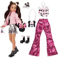 Jakks pacific Fashion Dolls inspir par Minnie 11,5 " de haut avec 13 points d'articulation anneau Mickey scintillant inclus pour vous!