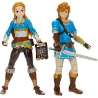 Jakks pacific The Legend Of Zelda - Pack 2 Figurines Princess Zelda Et Link 10 Cm