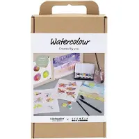 Creativ Company Set de peinture aquarelle XL pour les enfants qui apprennent à peindre de manière créative
