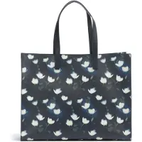 Ted Baker sac à main sac à épaule bandoulière Tulipon Extra Large Tulip Print Icon Bag Navy bleu marine