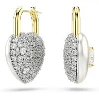 Swarovski Boucles d'oreilles or / argent