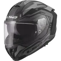 LS2 Helmets LS2 FF817 Challenger II Dravix Casque, gris, S (55/56)