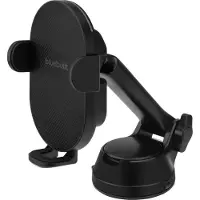 BlueBuilt Support de Téléphone Voiture avec Ventouse Tableau de Bord/Grille d'Aération avec Charge Sans Fil