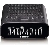 Lenco Cr-606bk Clock Radio Noir One Size / EU Plug 220V