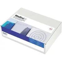 GBC MultiBind - 12 mm - 21 anneaux - A4 (210 x 297 mm) - 130 feuilles - argenté(e) - 100 unités fil de ligature - pour P/N: IB271212, IB271250