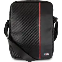 BMW Étui pour tablette Carbon 8" noir et rouge