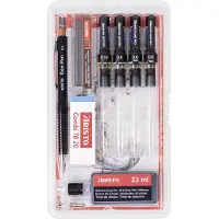 Aristo mg1 Stylo à encre de Chine Studio, set de 4, 0.13/0.4/0.6/0.8, 9 pièces (5x)