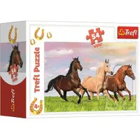 Trefl Puzzle World of Horses : au galop à travers la prairie 54 pièces