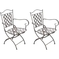 CLP lot de 2 chaises Adara
