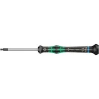 Wera Tournevis électronique à 6 pans avec tête sphérique, Cote s/plats : 2,5 mm, Long. de la lame 60 mm, Long. totale 157 mm