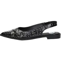 Sub55 Slingback Slingbacks - Zwart lak - Maat 42