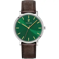 Pierre Lannier Montre à affichage analogique vert