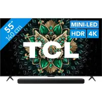 TCL 55" QD Mini-LED C61K 4K (2025) + S45H 2.0 Barre de Son